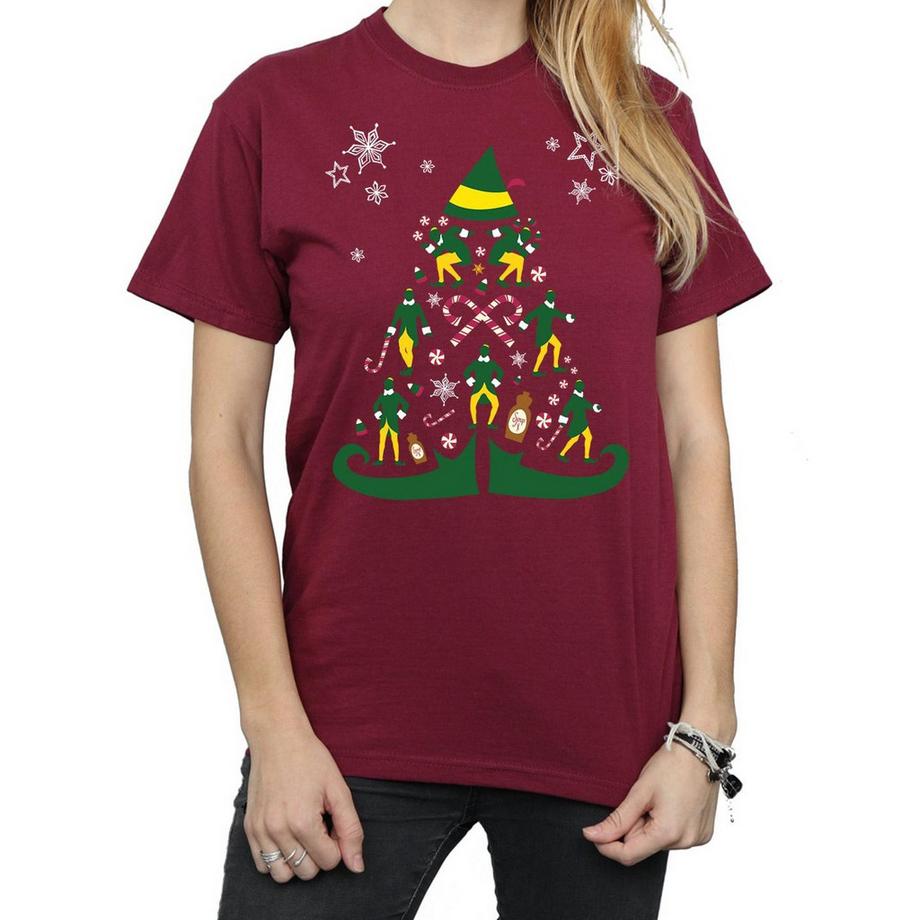 Elf Arbre de Noël Relaxed Fit T-Shirt  