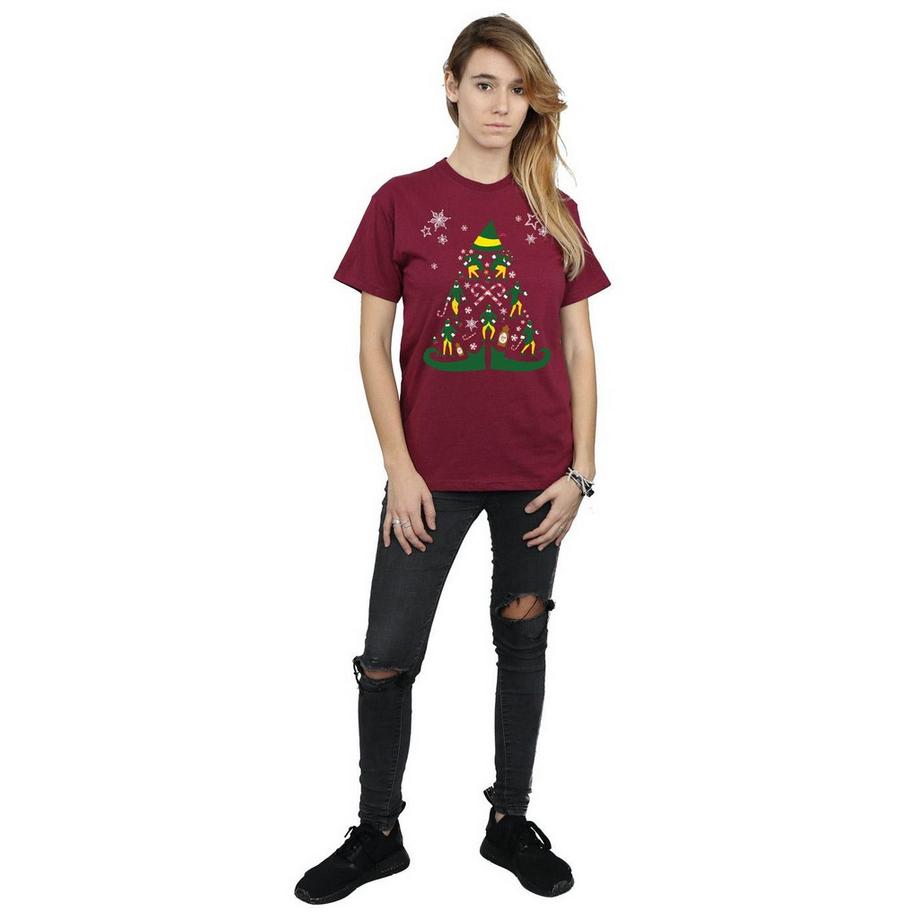 Elf Arbre de Noël Relaxed Fit T-Shirt  