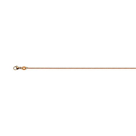 MUAU Schmuck  Collier Zopf Rotgold 750, 1.2mm, 55cm 