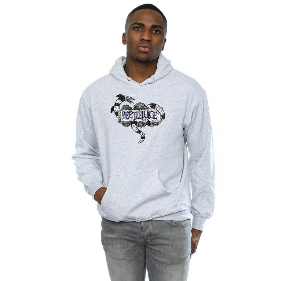 Beetlejuice Snake Logo Kapuzenpullover  