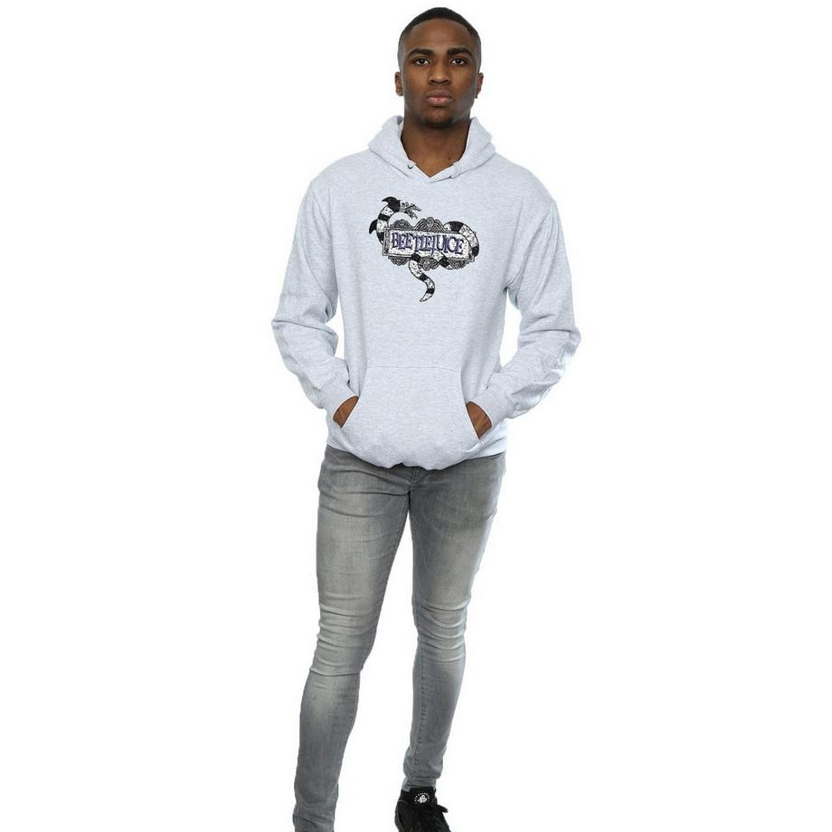 Beetlejuice Snake Logo Kapuzenpullover  