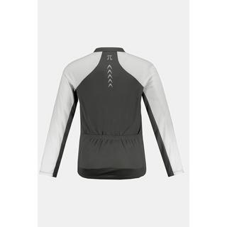 JP1880  Giacca in tricot da ciclismo con maniche lunghe e collo alto 