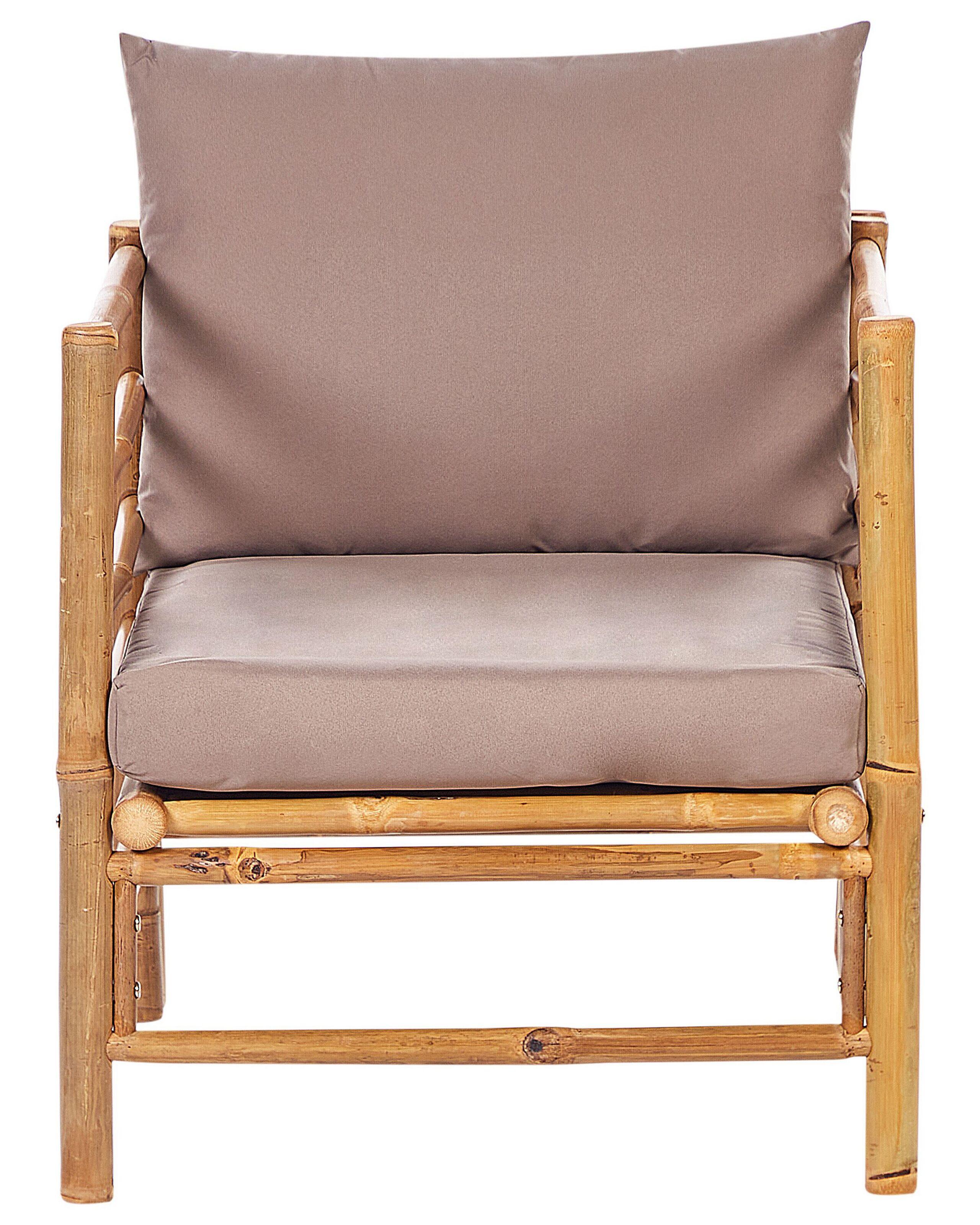 Beliani Chaise de jardin en Bambou Boho CERRETO  