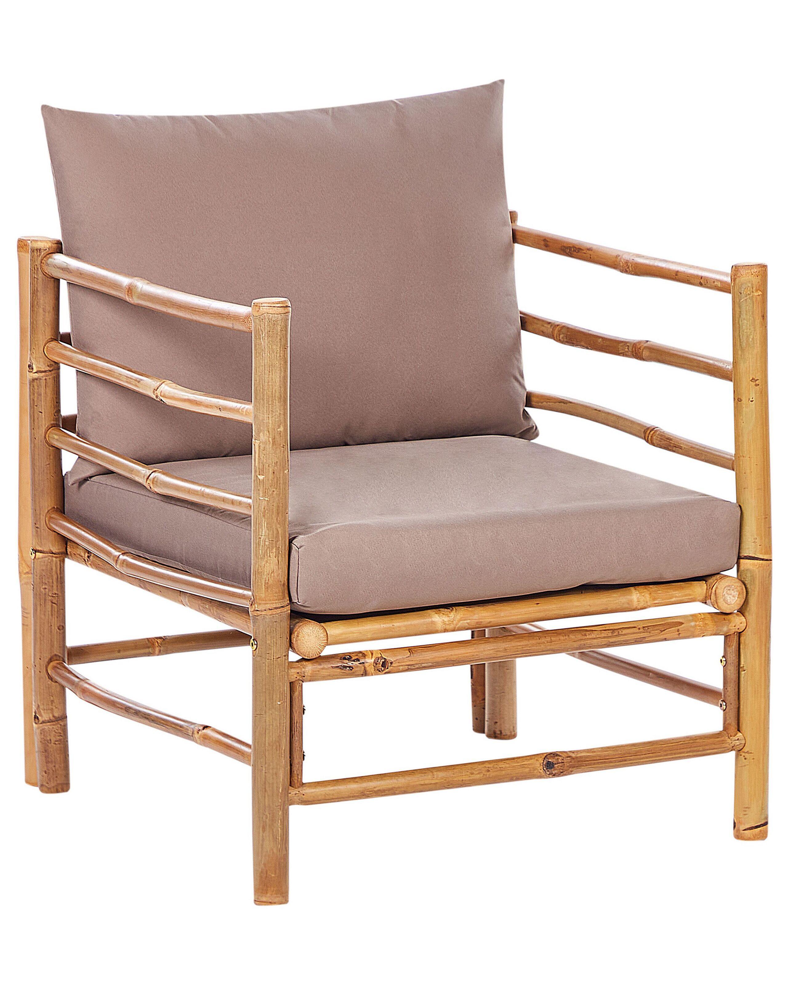 Beliani Chaise de jardin en Bambou Boho CERRETO  