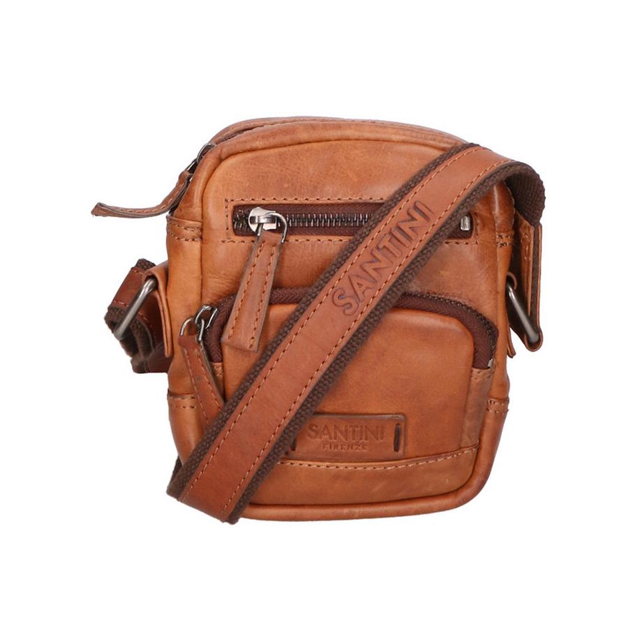 Santini Sac Bandoulière en Cuir  