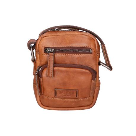 Santini Leder Umhängetasche  