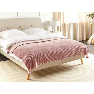 Beliani Kuscheldecke aus Polyester Modern KAWERI  