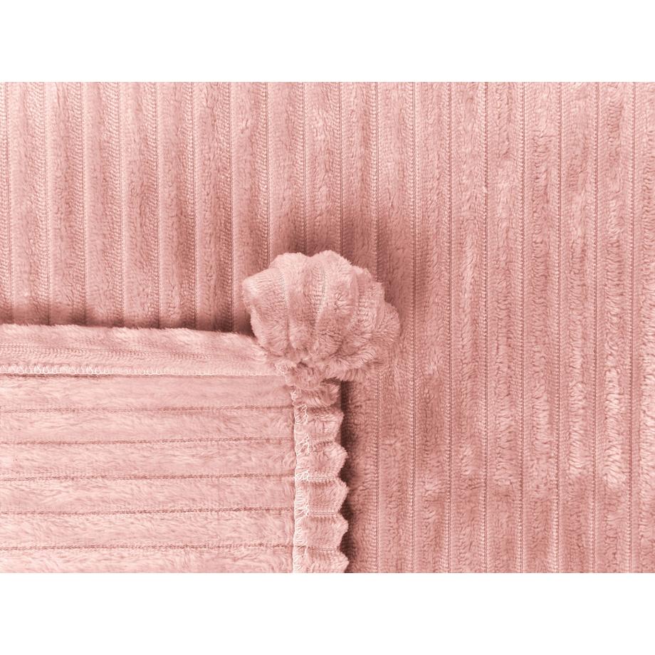 Beliani Kaweri Couverture Polaire Scandinave en Polyester  