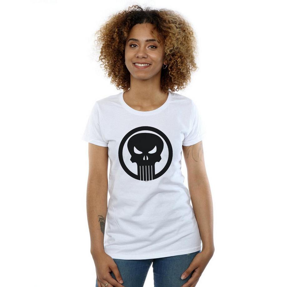 MARVEL The Punisher Skull Circle T-Shirt  