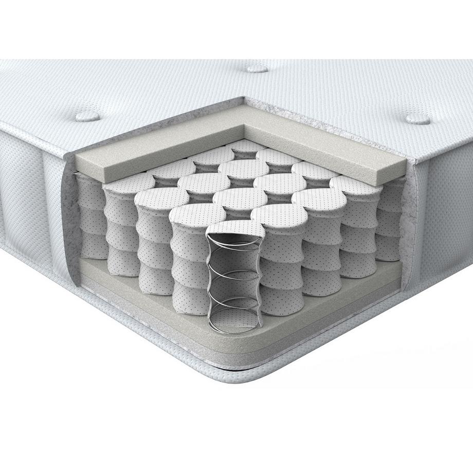 Beliani Matelas à ressorts ensachés en Ressorts ensachés DUO - Moyen  