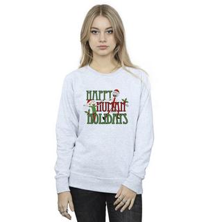 Rick And Morty Sweat Happy Human Holidays  