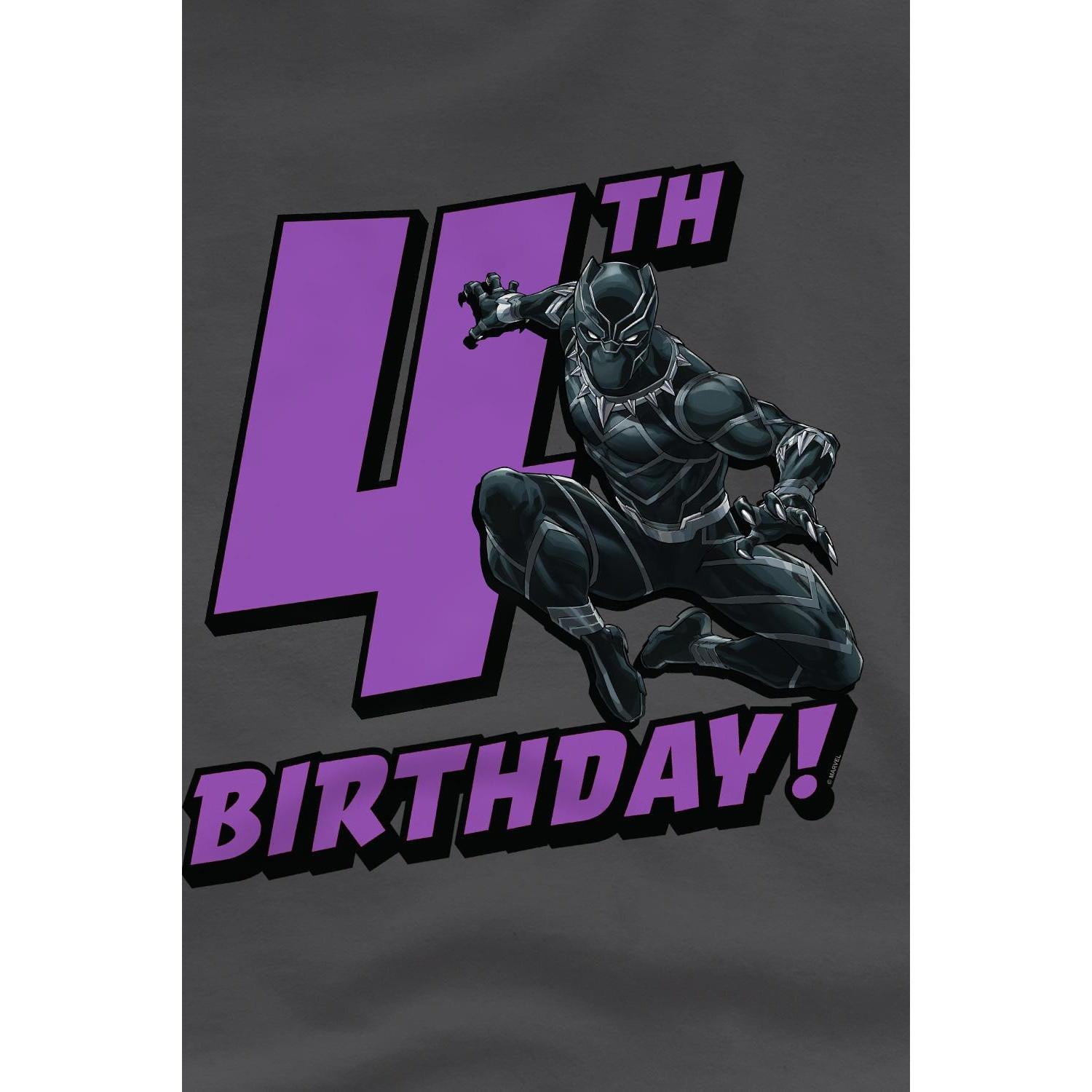 Black Panther  TShirt  4. Geburtstag 