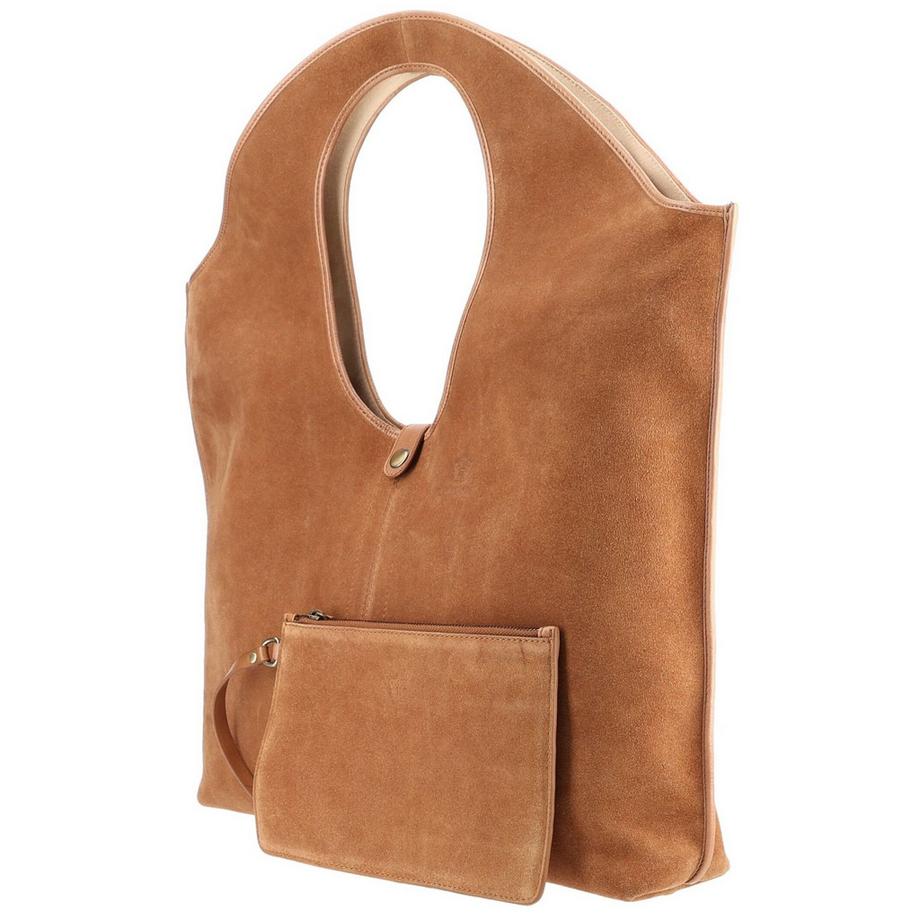 Melvin & Hamilton Sac cabas aspect velours avec pochette amovible  