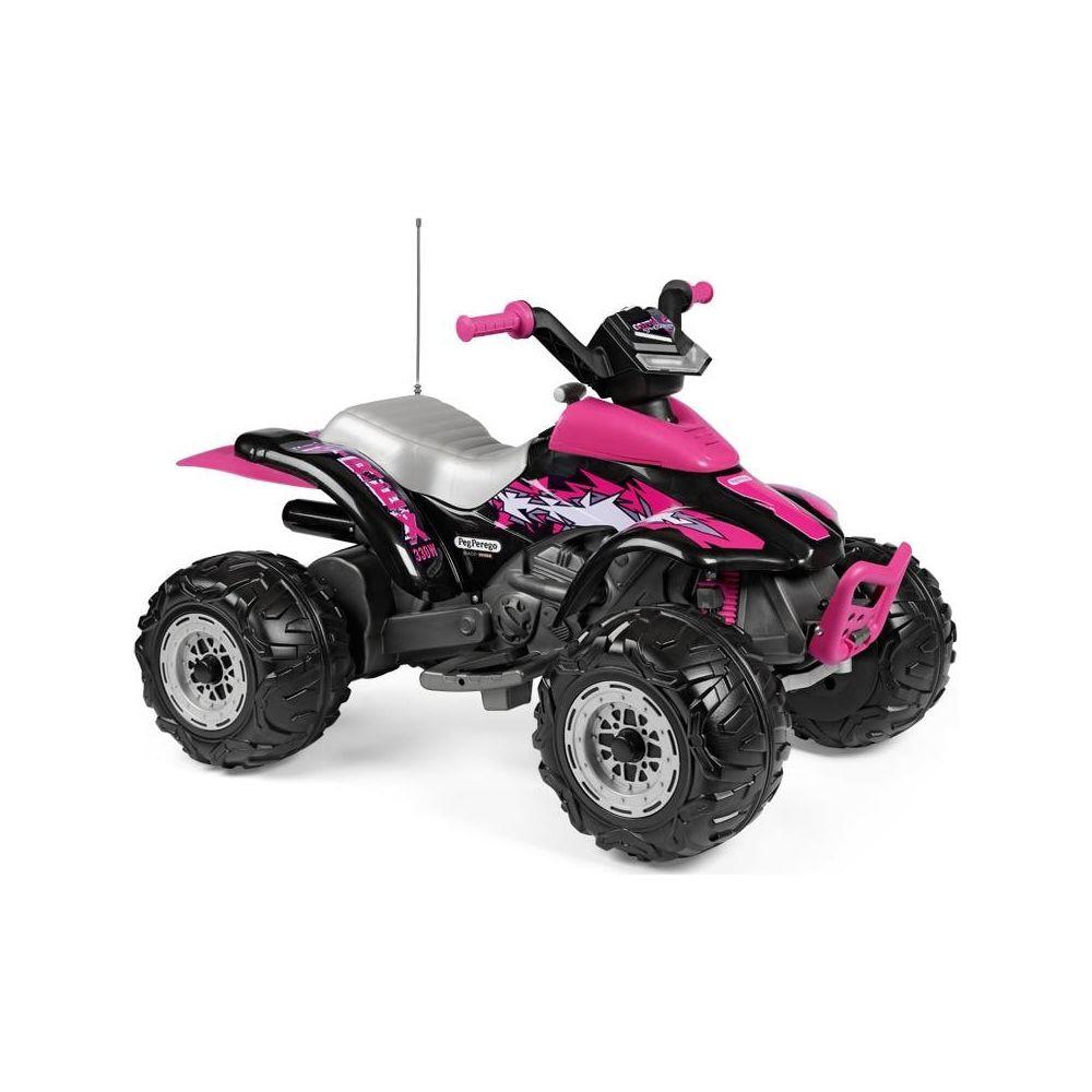 Peg-Perego  Corral T-Rex 330W 12V Pink inkl. Akku und Ladegerät 