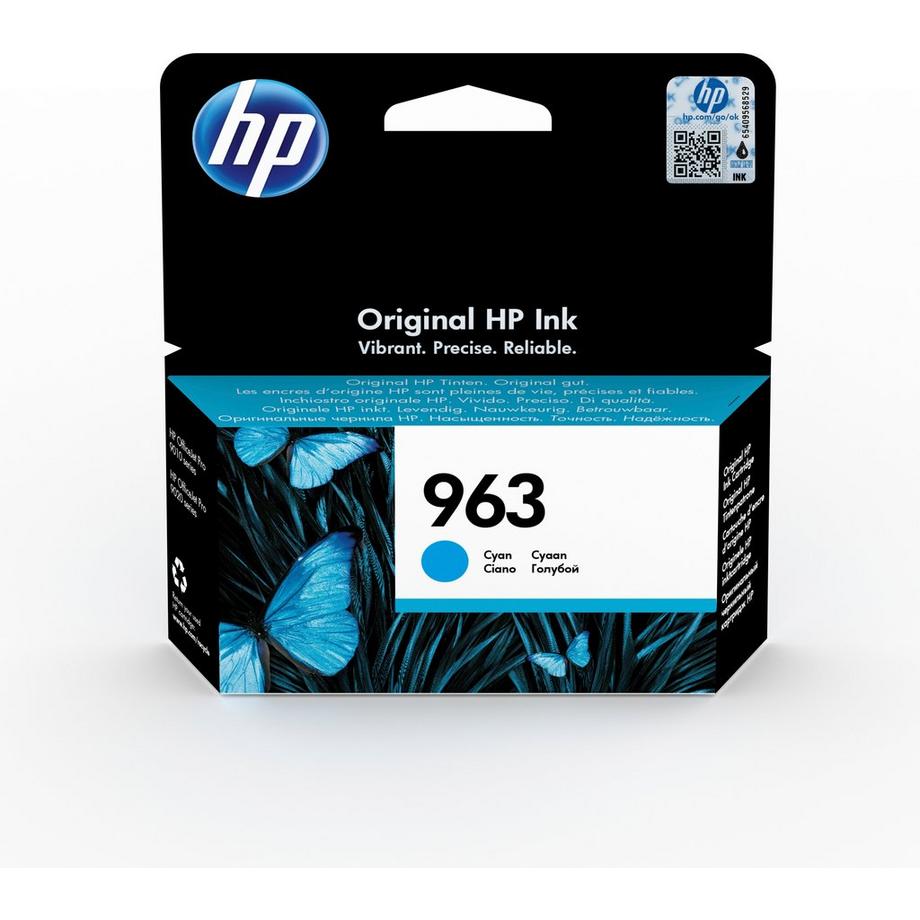 HP  963 Cyan Original Druckerpatrone 