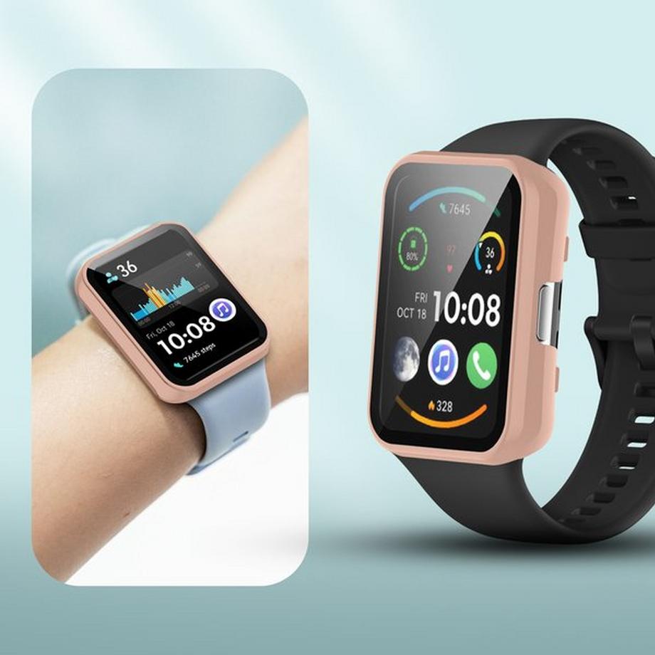 Avizar  Huawei Watch Fit 2 Rundumhülle Zartrosa 