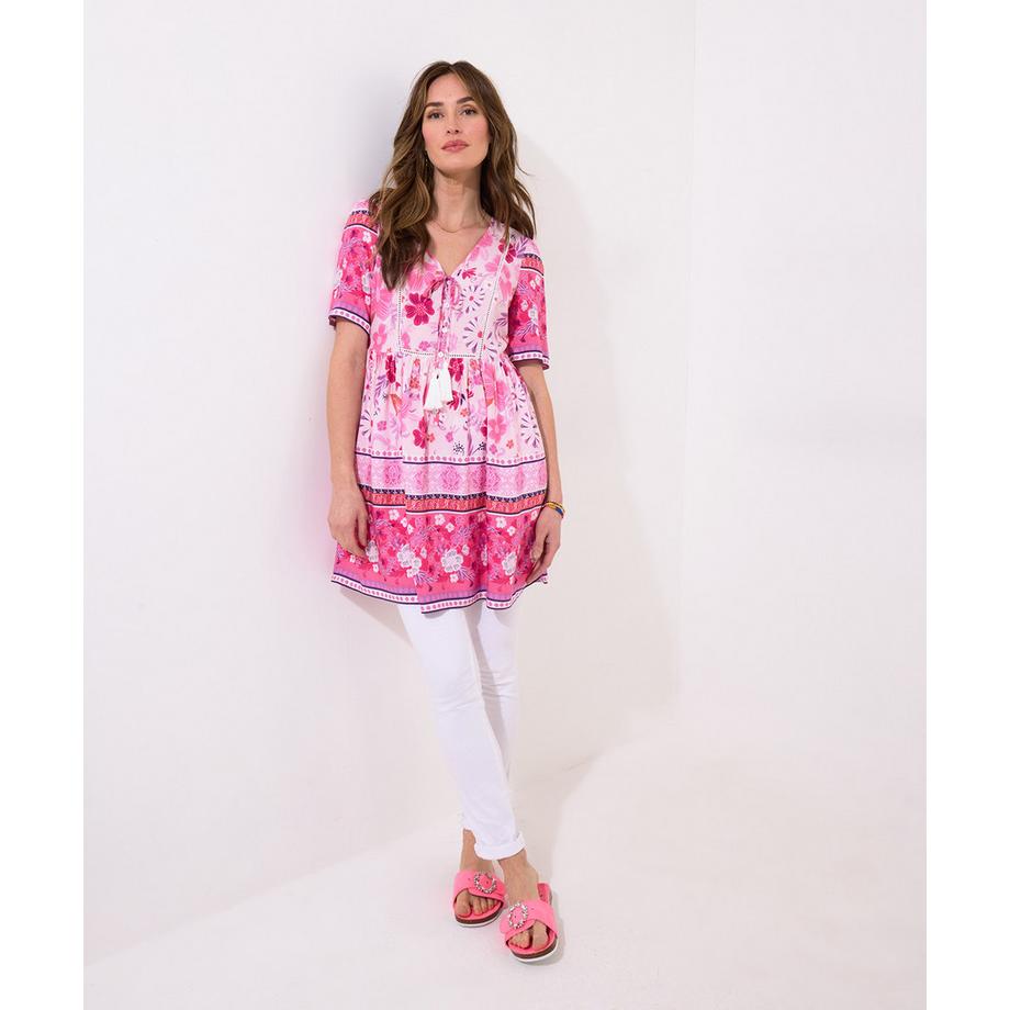 Joe Browns Tunica Floreale Maniche Corte  