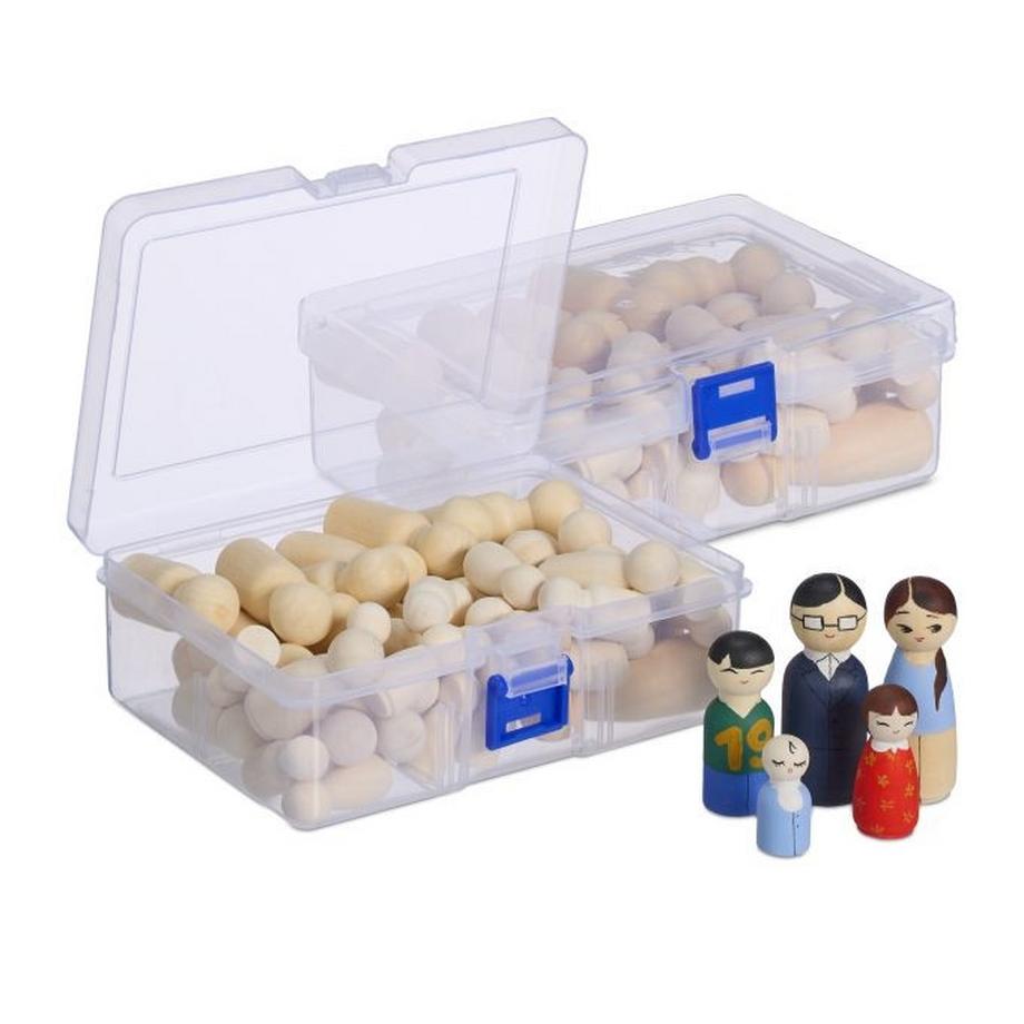 Northio  Holzfiguren zum Bemalen 100 Sets 