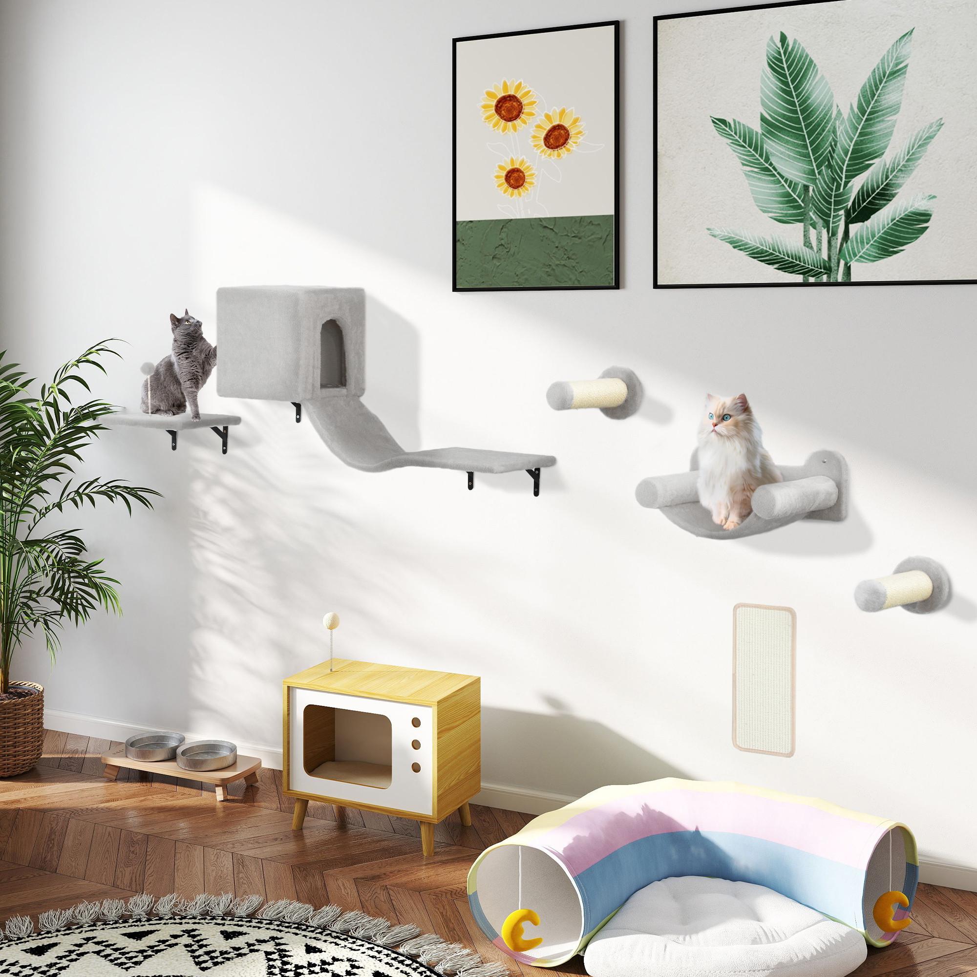 PawHut  Kletterwand Set 