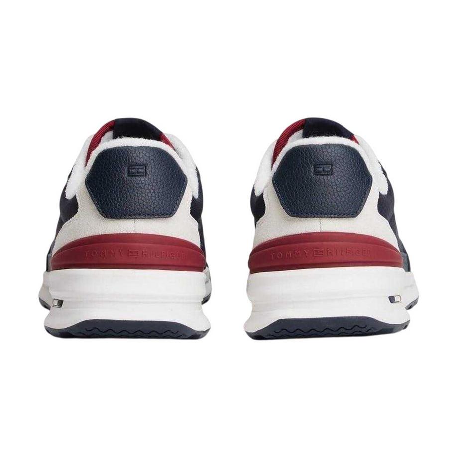 TOMMY HILFIGER Wildleder Sneaker mit Streifendetail  