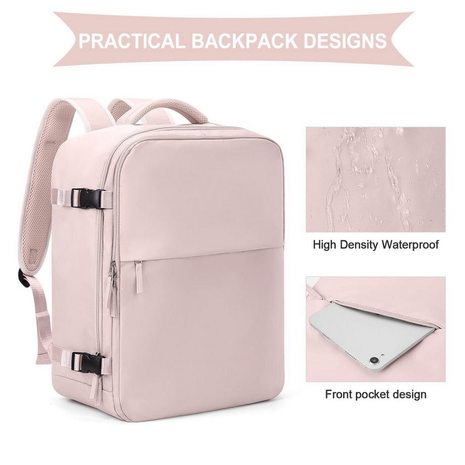 Only-bags.store Zaino da viaggio impermeabile per bagaglio a mano con scomparto per laptop  