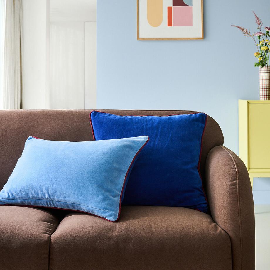 La Redoute Intérieurs Housse de coussin bicolore carrée 50x50 cm  