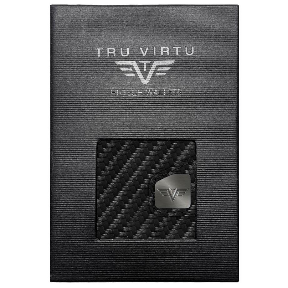 Tru Virtu CLICK & SLIDE Hi-Tech Wallet silber  