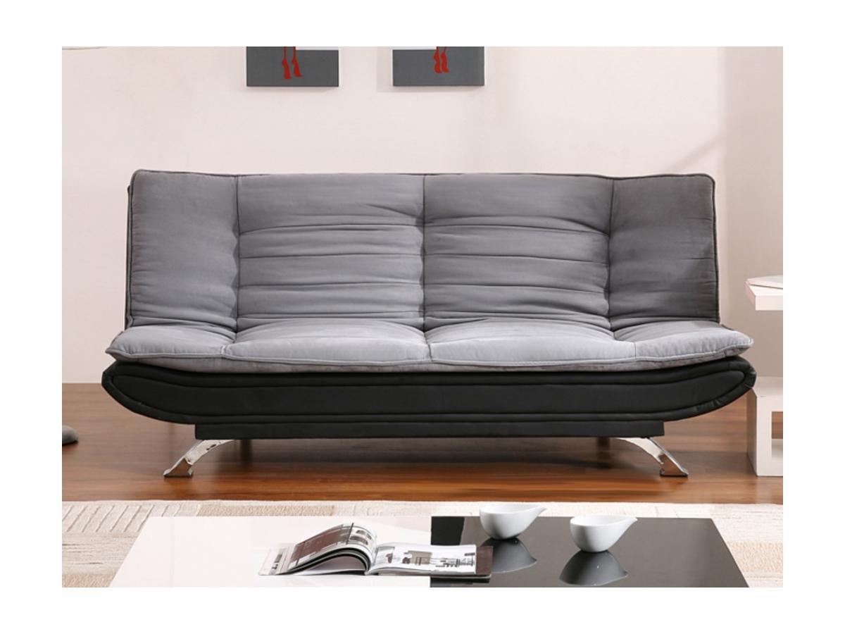 Vente-unique Schlafsofa Klappsofa DEMIDO III Stoff  