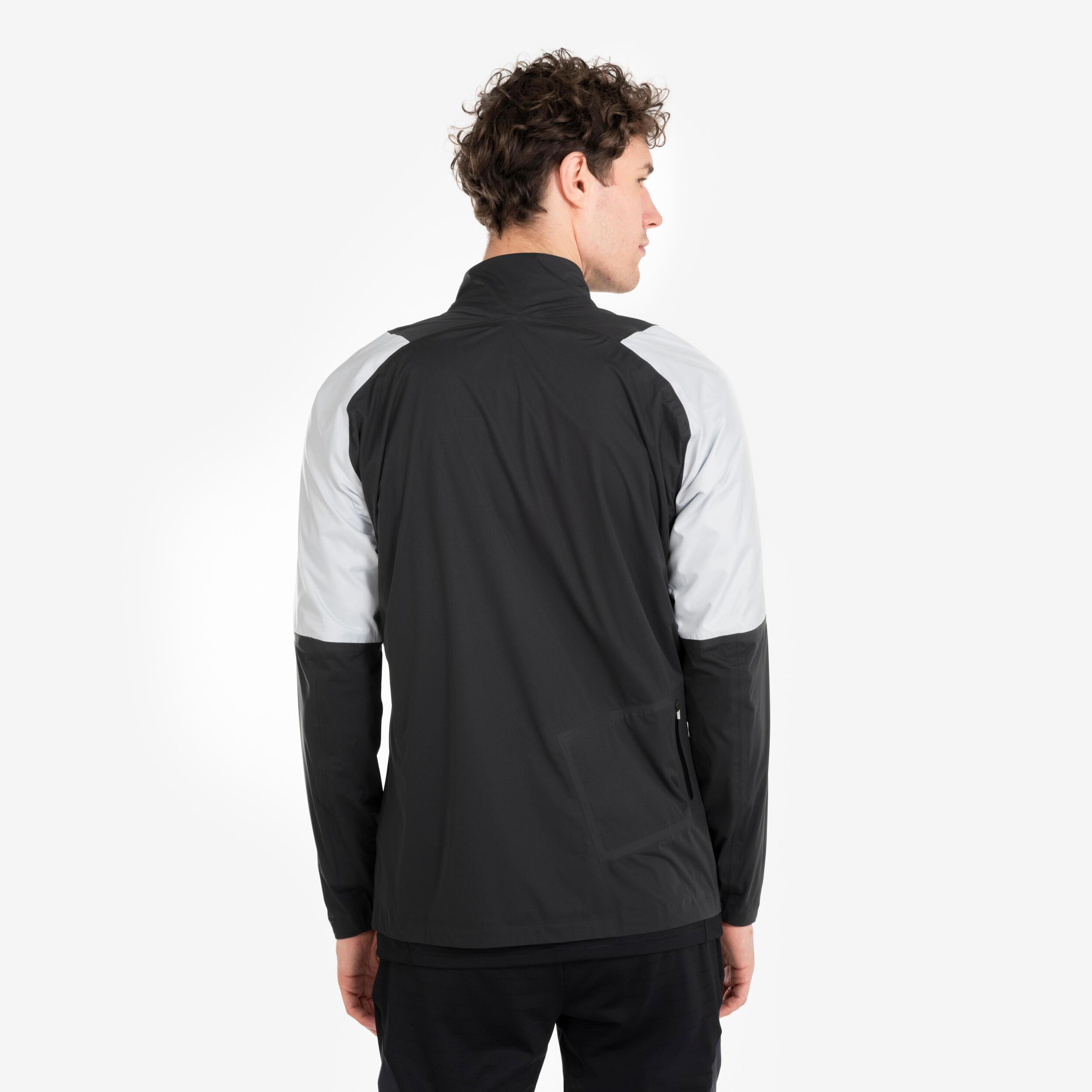 KIPSTA Regenjacke CLR Schwarz Weiss für Erwachsene  