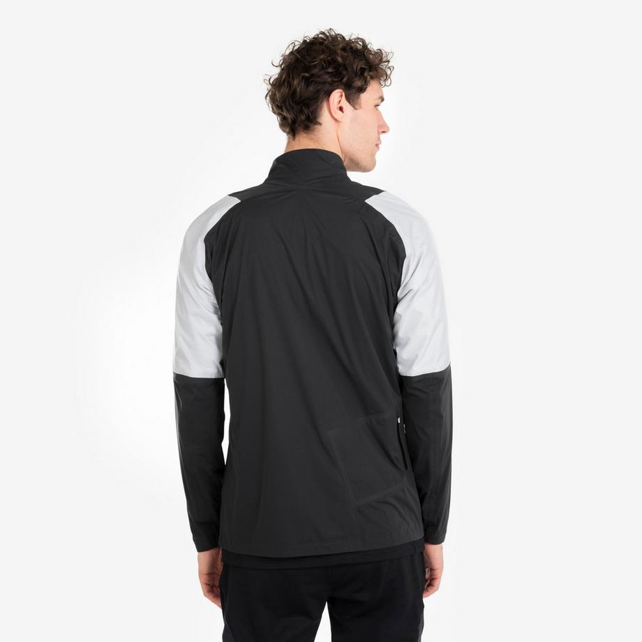 KIPSTA Regenjacke CLR Schwarz Weiss für Erwachsene  