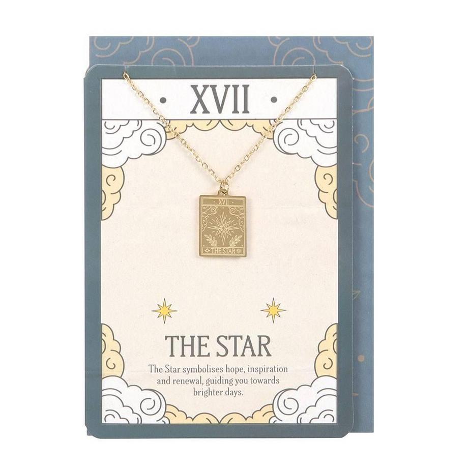 The Star Tarocco Collana E Carta