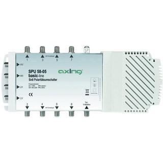 Axing  Axing SPU 58-05 SAT multiswitch Ingressi (Multiswitch): 5 (4 satellitare / 1 terrestre) Numero utenti: 8 compatibile Qua 