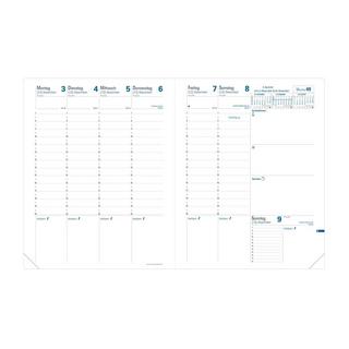 QUO-VADIS Quo Vadis - Recharge Agenda - 2025 - Trinote - Semainier Planning - Allemand - 13 mois de décembre à décembre - 18x24 cm - Papier Cl airefontaine blanc - Fabrication française  