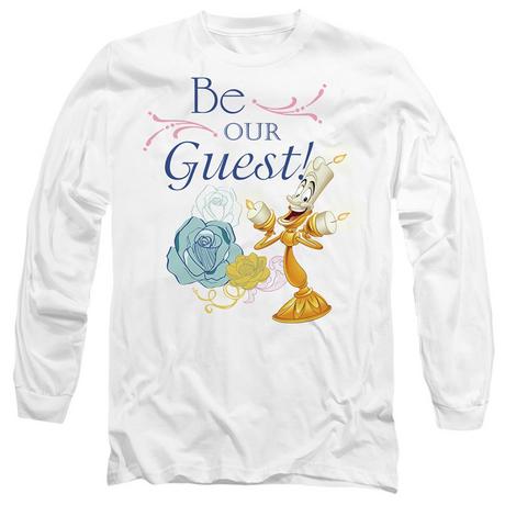Beauty And The Beast Be Our Guest T-Shirt Manches Longues  