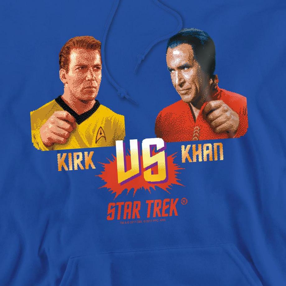 Star Trek Kirk Vs Khan Felpa con cappuccio  