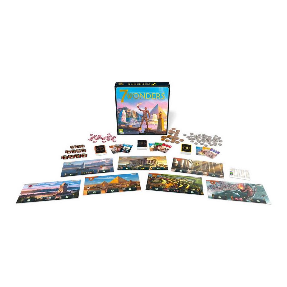 Asmodée  7 Wonders Strategiespiel Neue Version 
