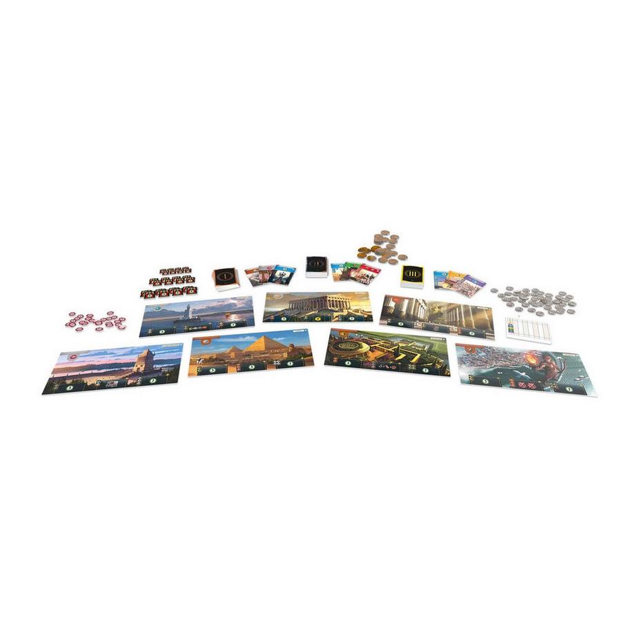 Asmodée  7 Wonders Strategiespiel Neue Version 