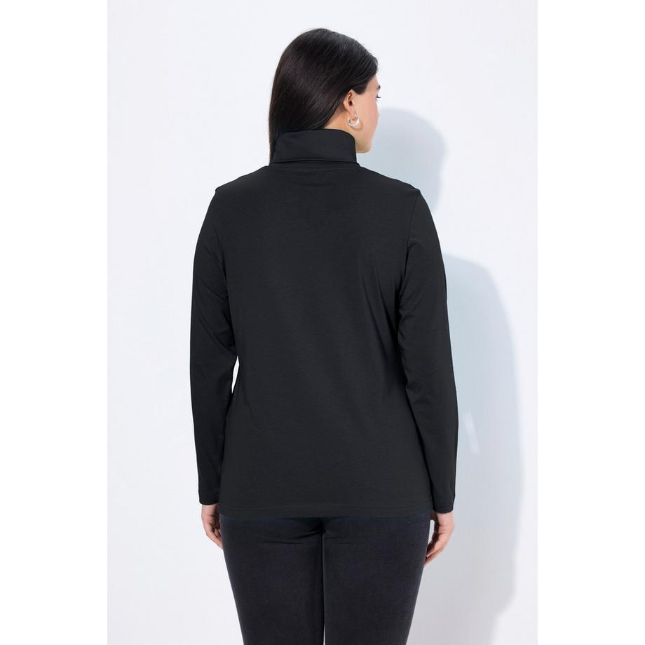 Ulla Popken Slim Langarm Rollkragen Shirt  