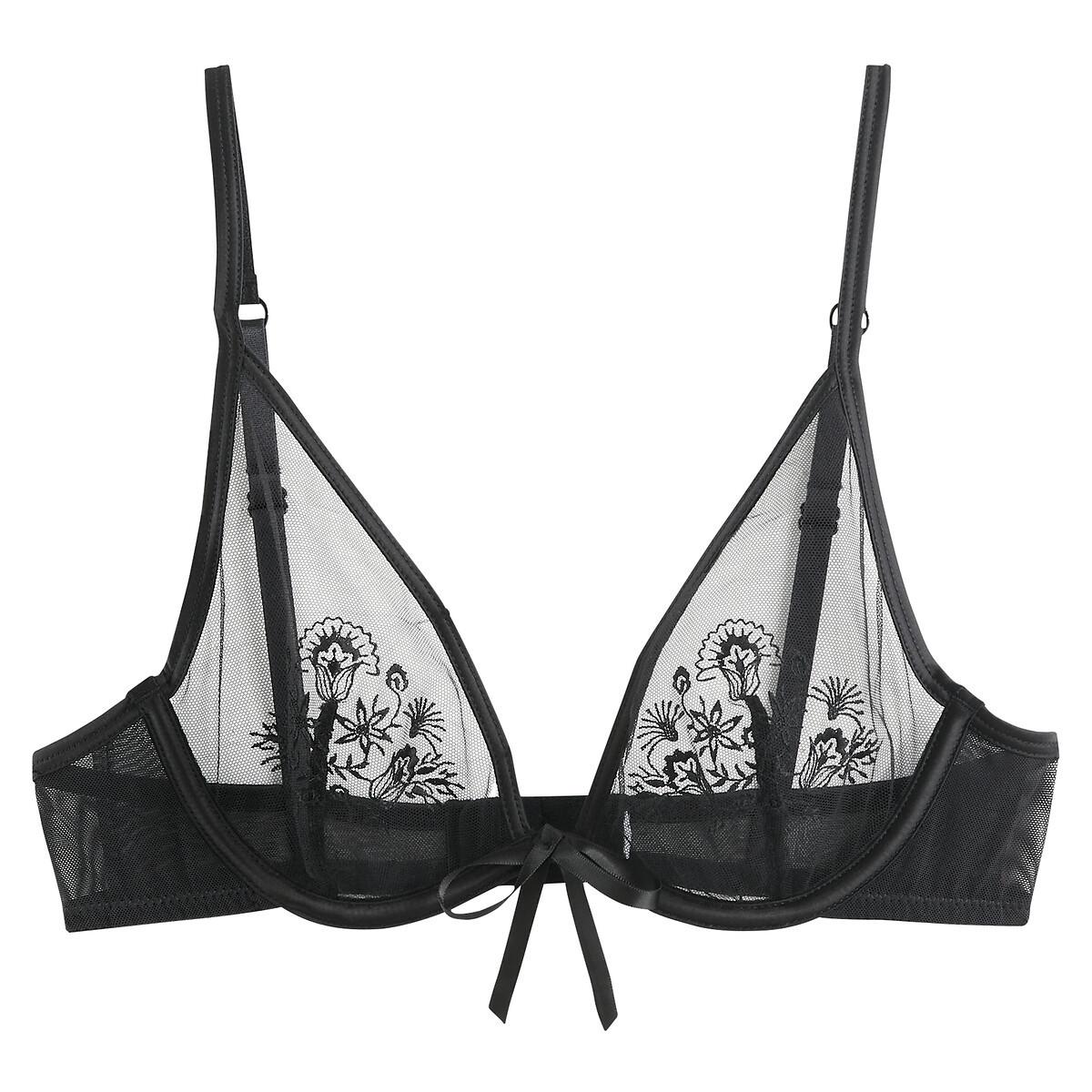 La Redoute Collections  Soutien-gorge foulard en tulle brodé 