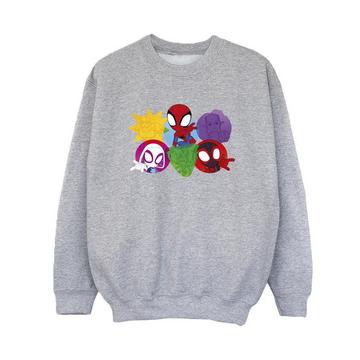 Spidey And His Amazing Friends Faces Sweatshirt