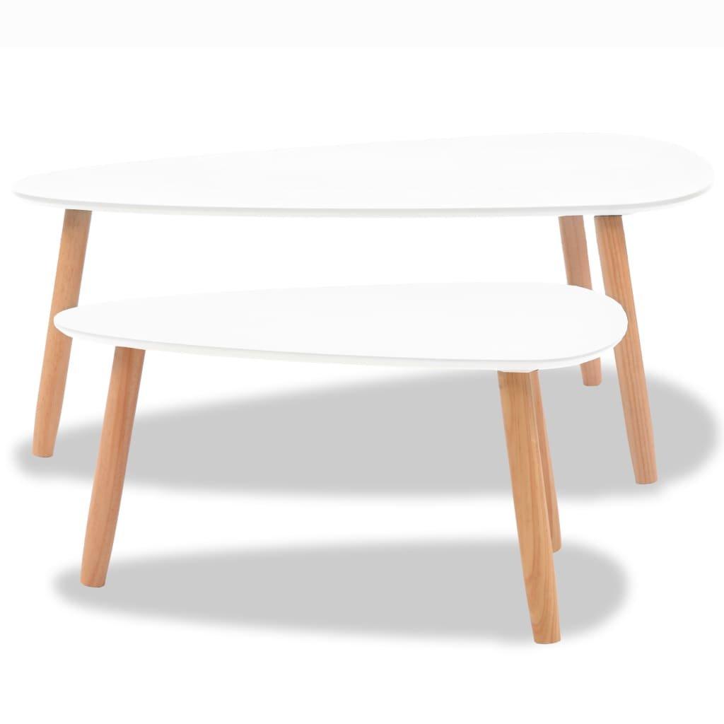 VidaXL Table basse bois de pin  