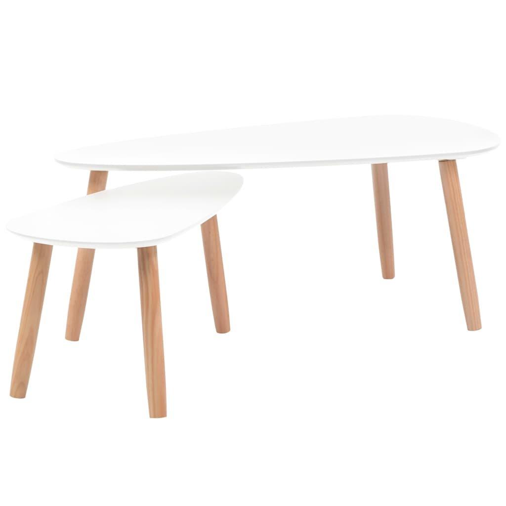 VidaXL Table basse bois de pin  