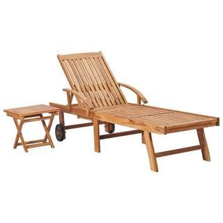 VidaXL Sonnenliege teak  