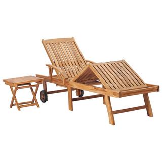 VidaXL Sonnenliege teak  