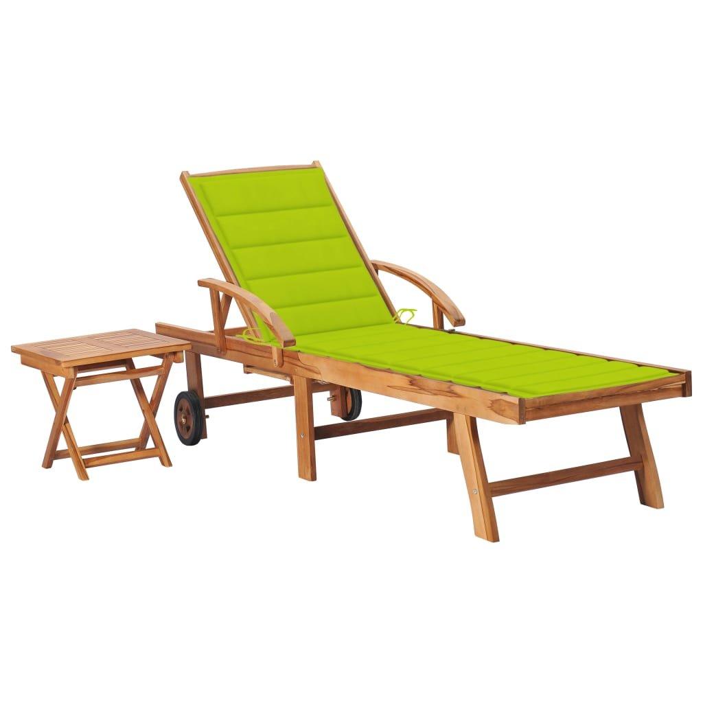 VidaXL Sonnenliege teak  