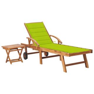 VidaXL Sonnenliege teak  