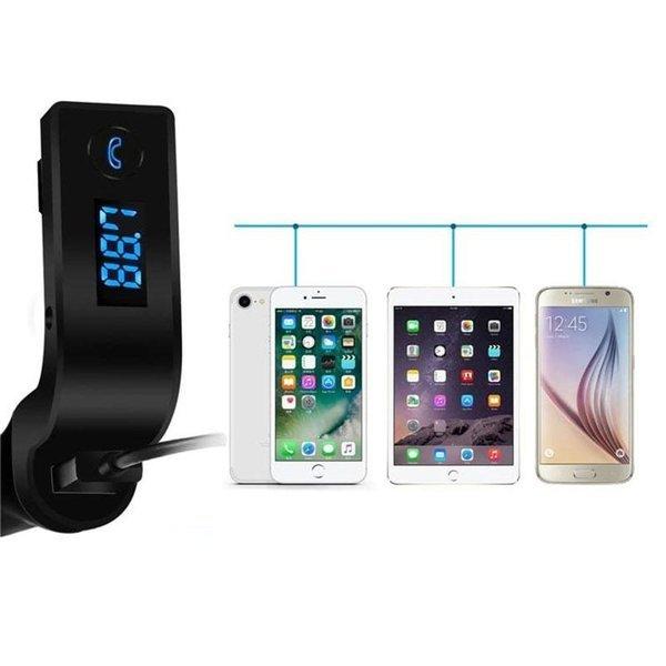 eStore  FM-Transmitter mit Bluetooth-Freisprecheinrichtung 4-in-1 