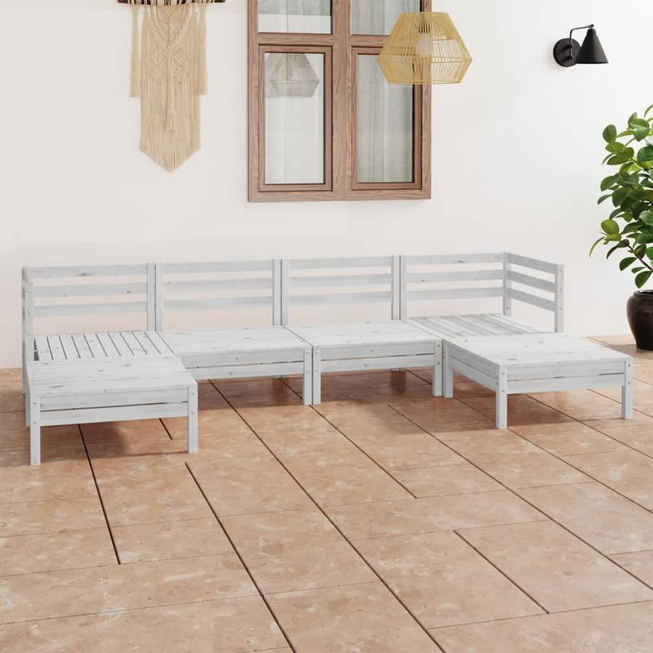 VidaXL set divani da giardino Legno di pino  