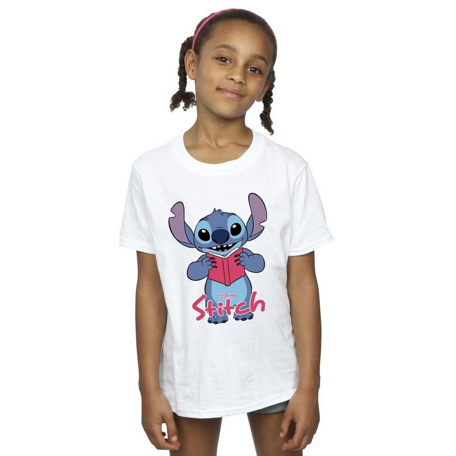 Lilo & Stitch  T-ShirtReading Standing 