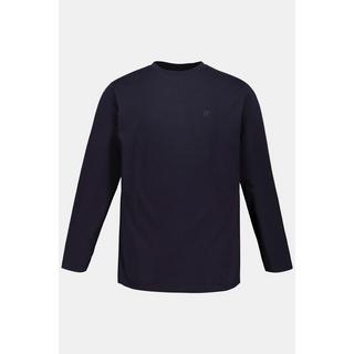 JP1880  Maglia basic a maniche lunghe blu notte scuro 